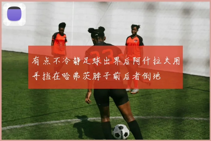 有点不冷静足球出界后阿什拉夫用手挡在哈弗茨脖子前后者倒地